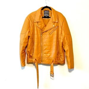 Men’s leather jacket.